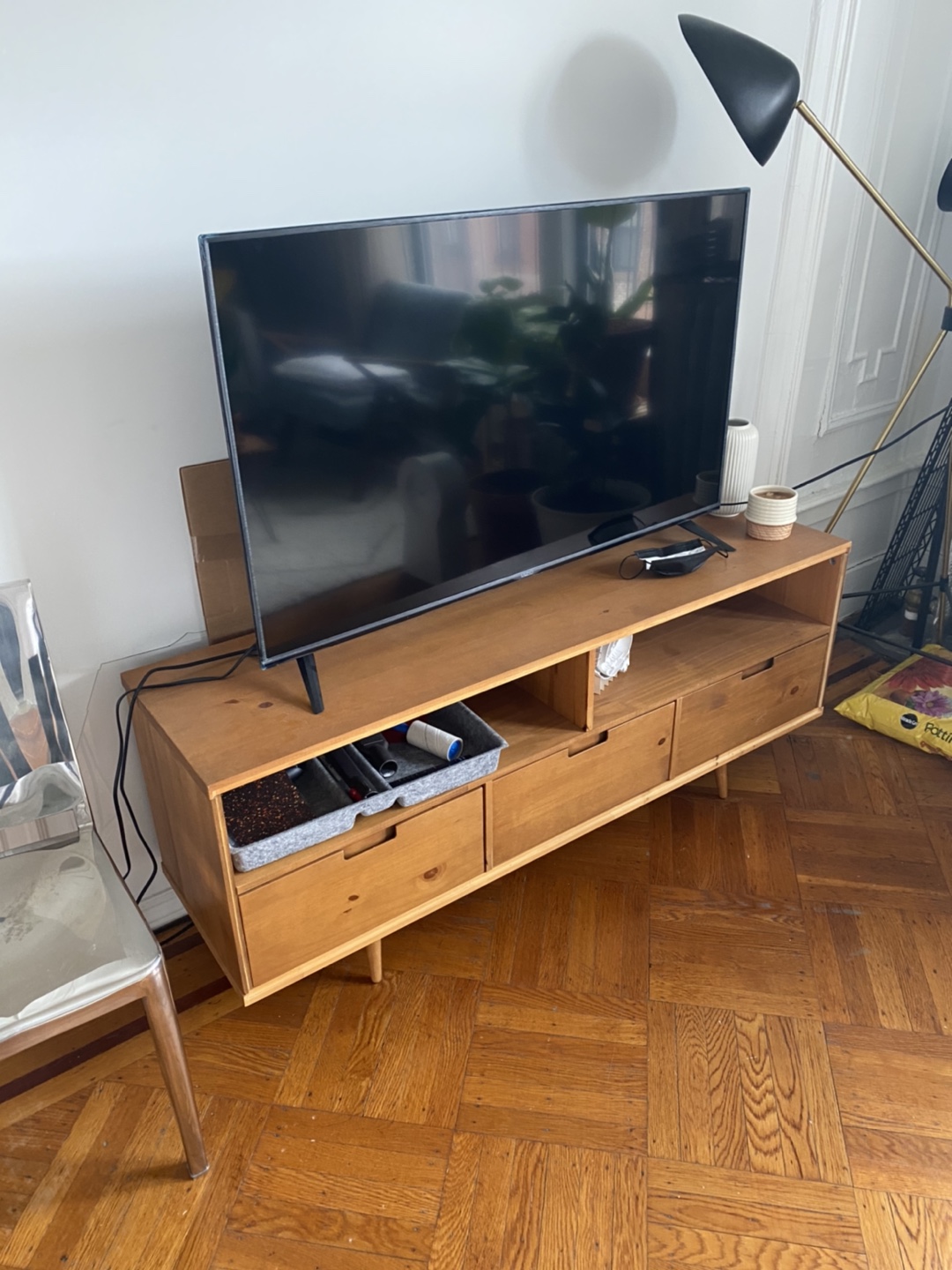 TV Stand Credenza 58 x 24 x 16 inch - photo 3