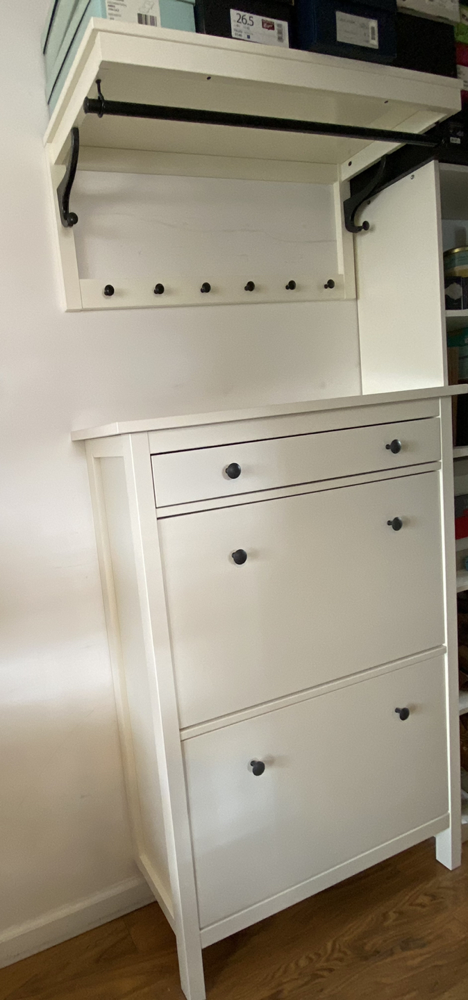 Ikea Shoe Cabinet + Hat Rack - photo 2