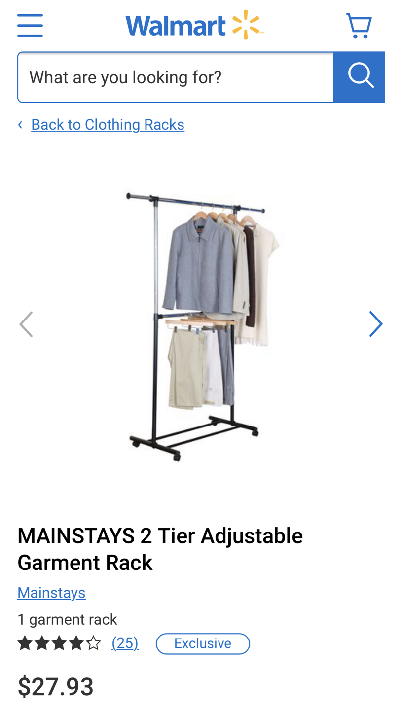 2 Tier Clothes Rack - photo 2