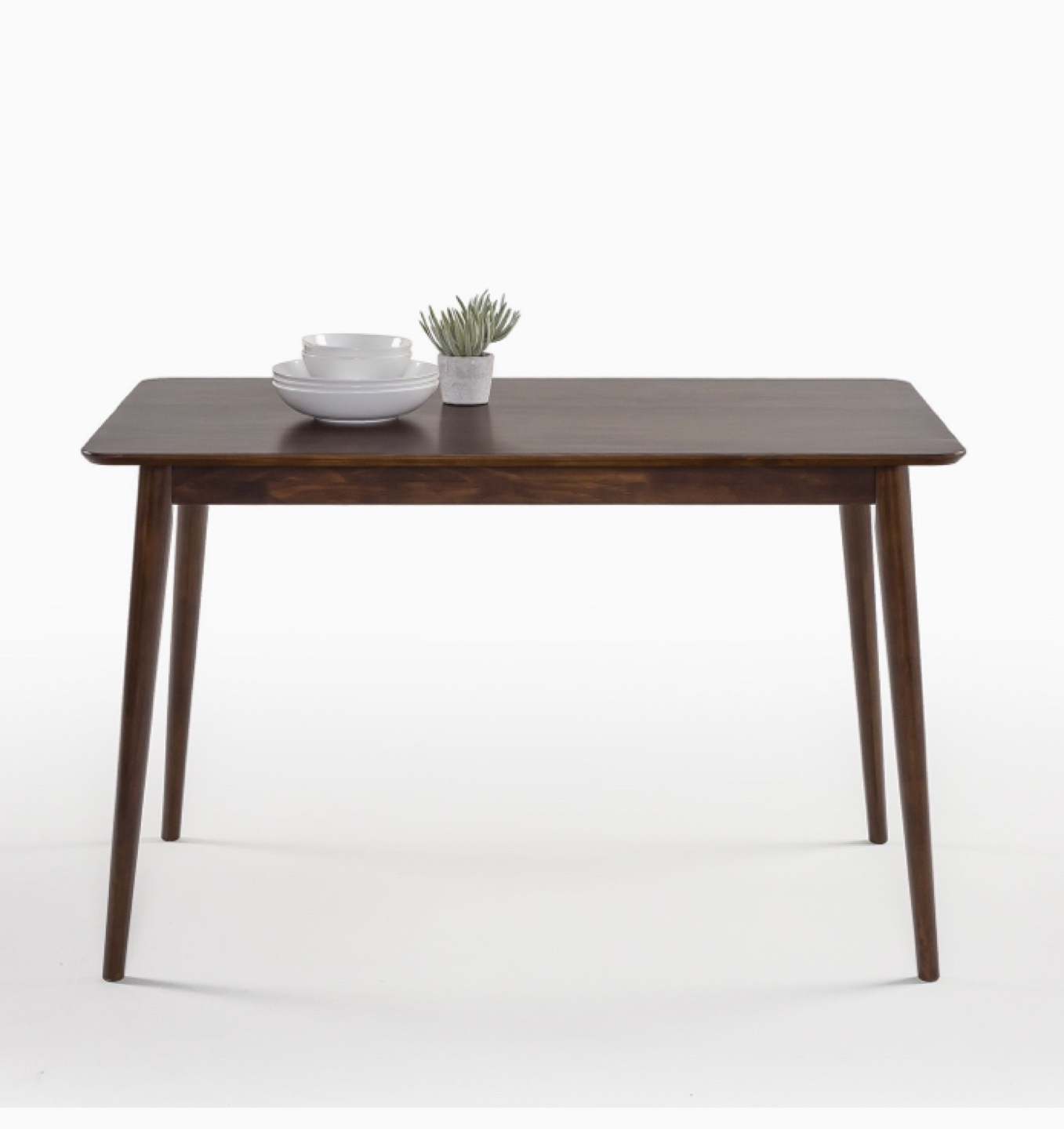 Zines Mid-Century Modern Wood DiningTable Espresso  - photo 3