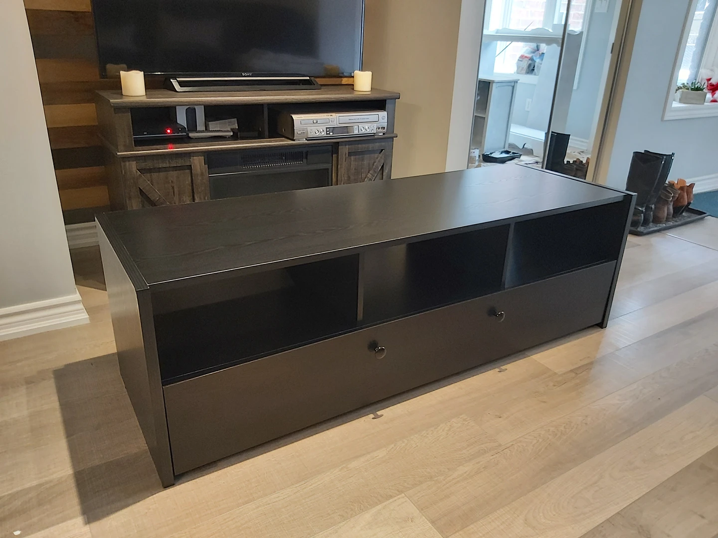 Black TV Cabinet thumbnail