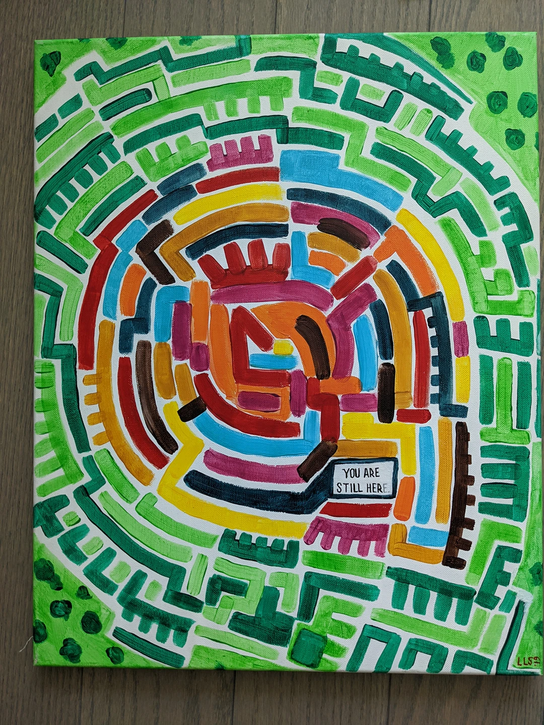canvas painting 16 x 20