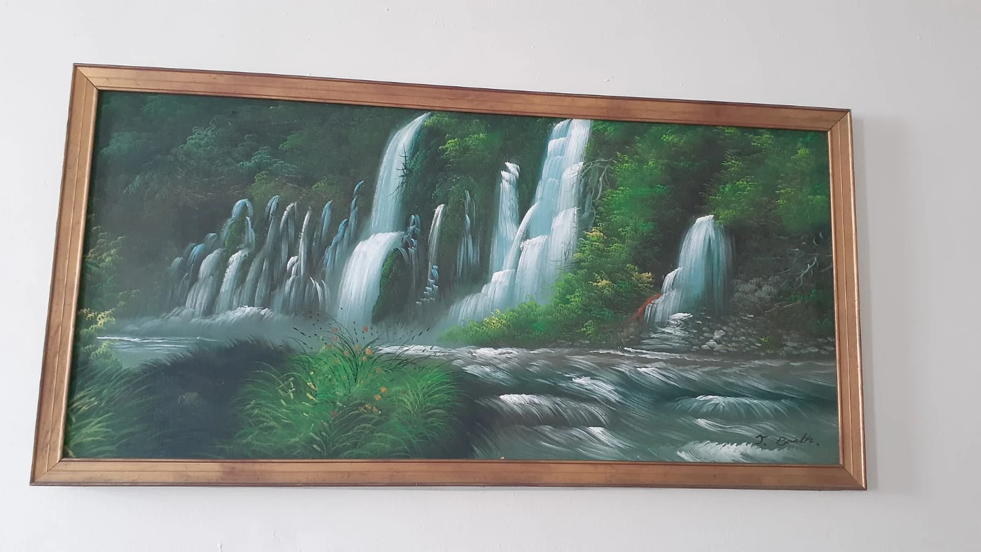 Hand made wall painting 24"X48"
