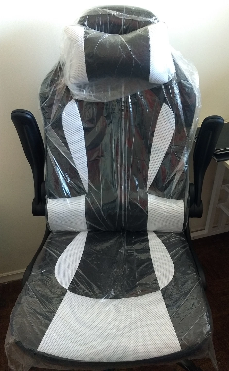 brand new office chair with lumbar support and massager