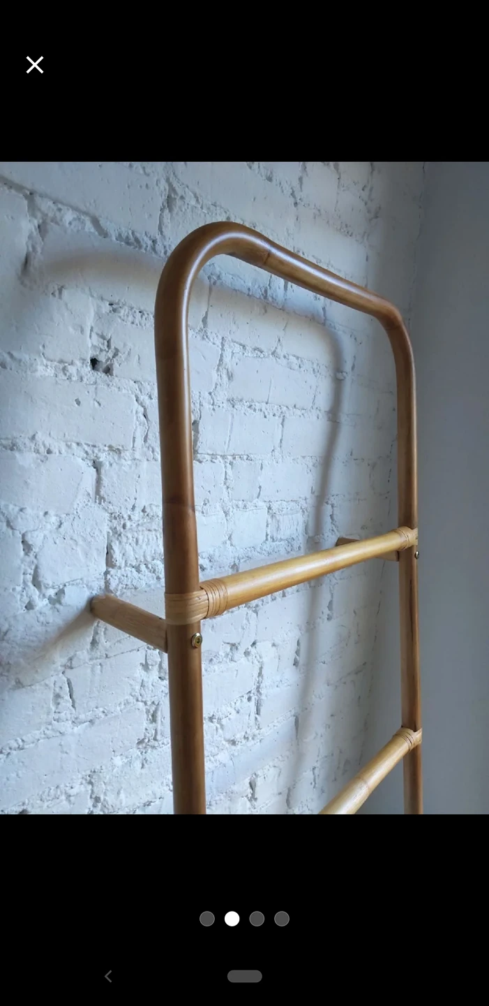 Bamboo towel rack - photo 2