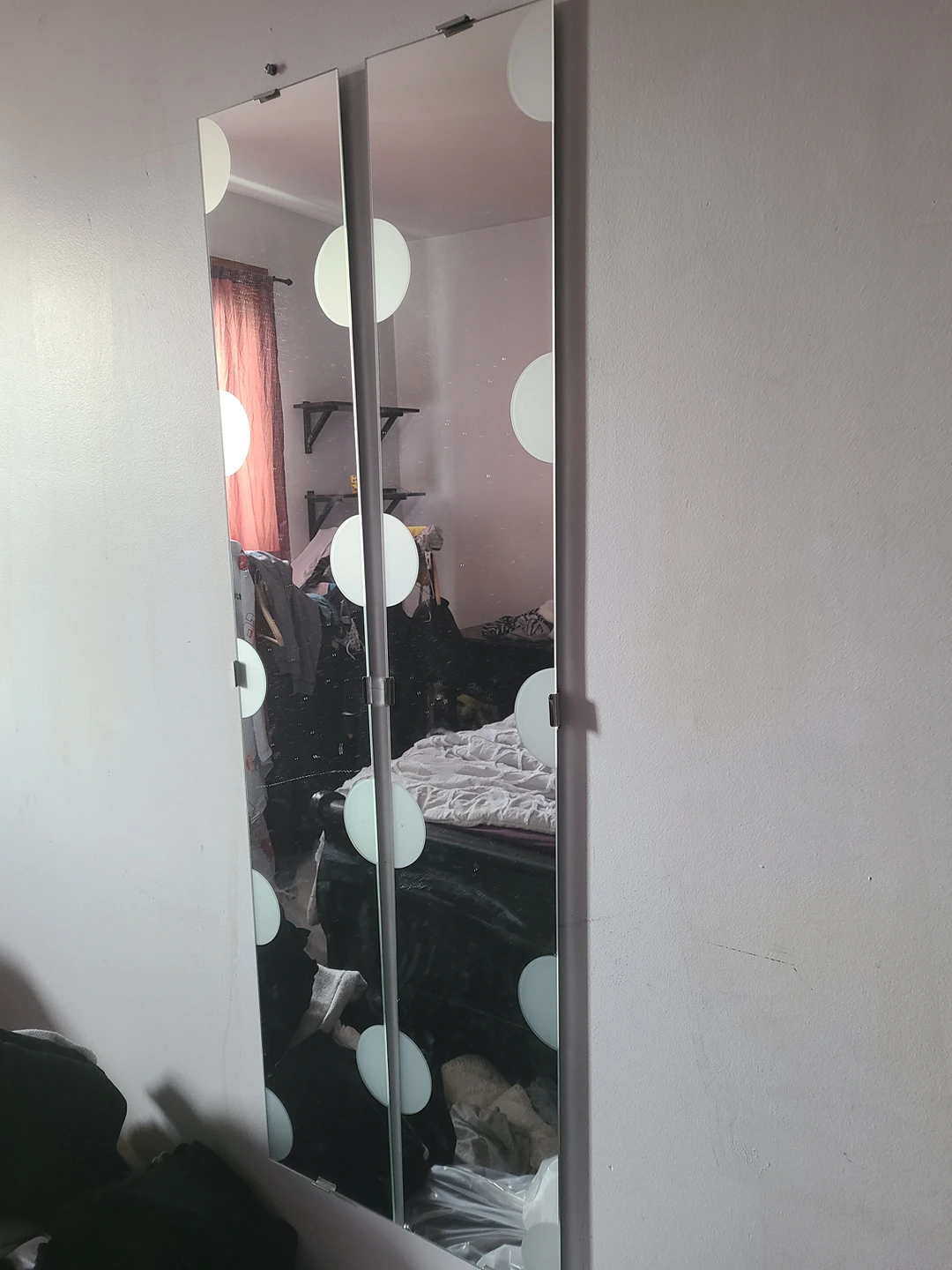 2 ikea wall mirrors