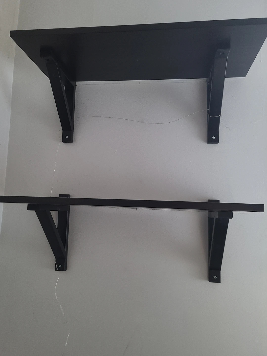 shelf and shelf brackets
