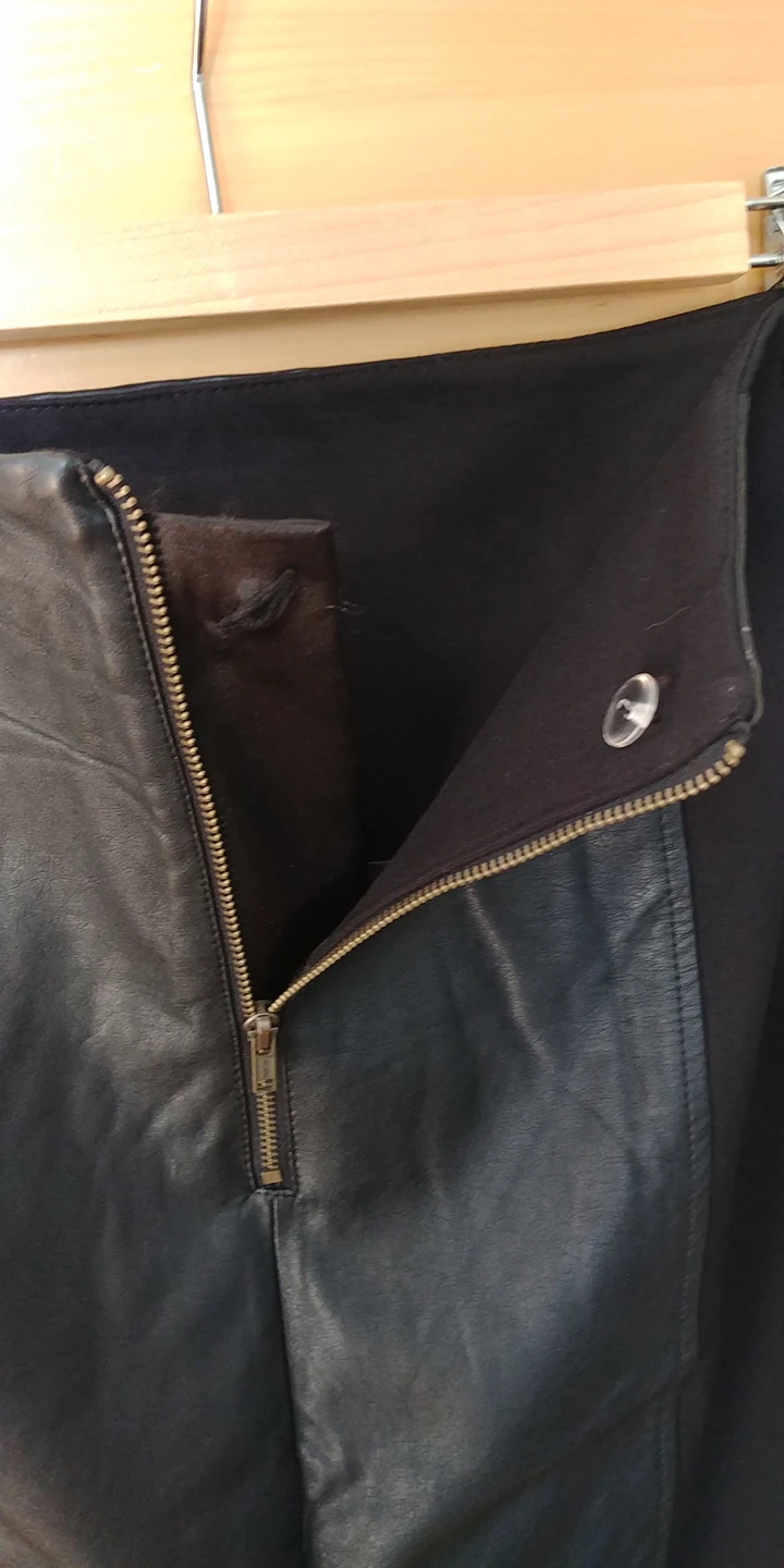 free - faux leather skirt - photo 3