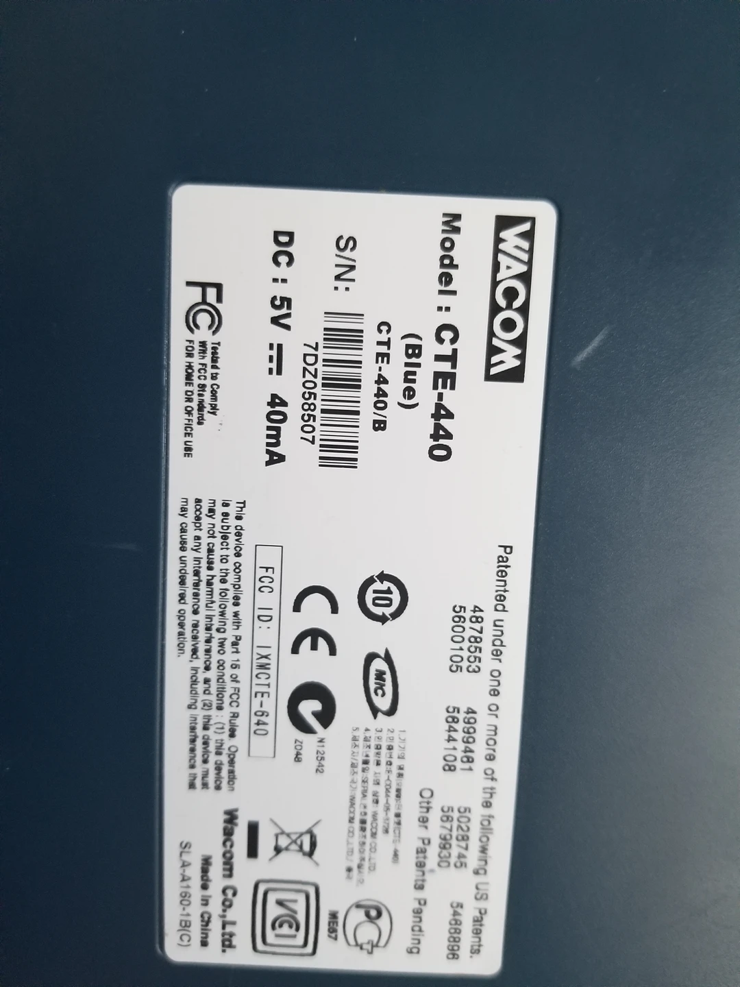 Wacom drawing tablet - photo 2