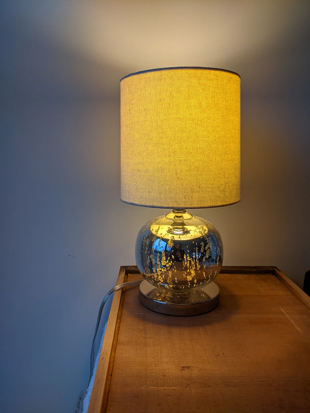 West Elm mercury glass table lamp - photo 3