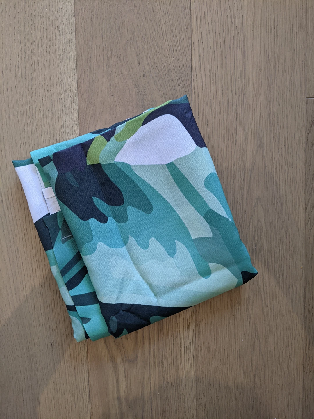 UNUSED new tropical banana leaf shower curtain from Society6 - photo 2