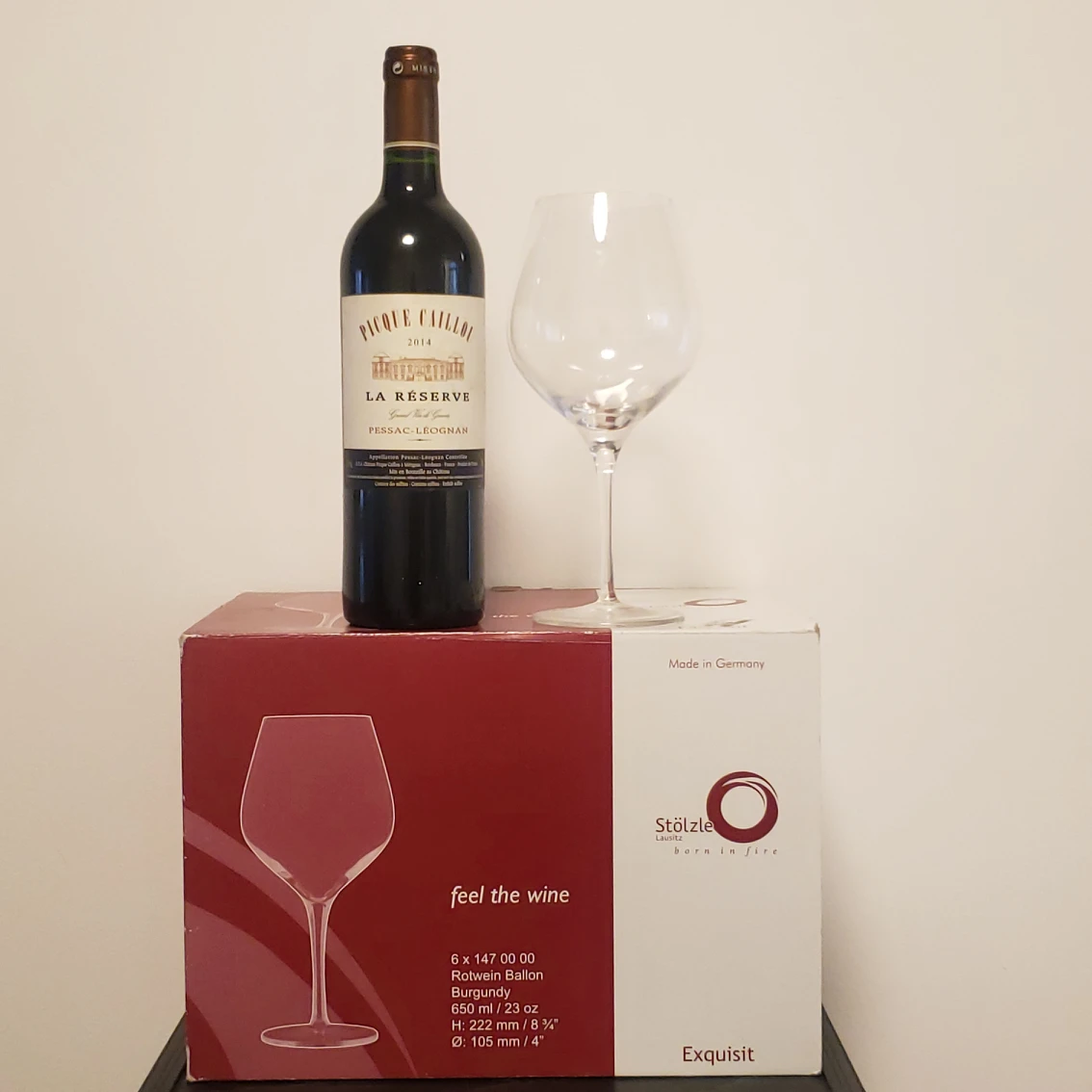 6+6 wine glasses