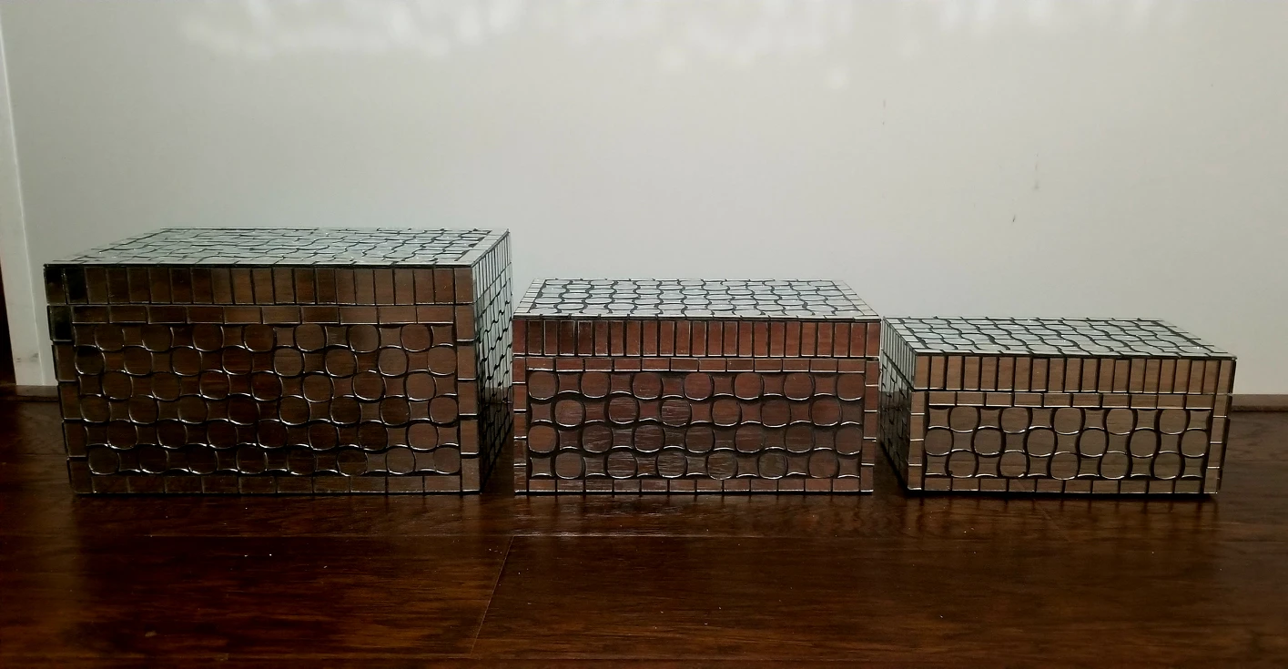 Decorative Mirrored Box Set - photo 5