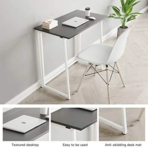 Home Office Desk - All White - Folding Small Spaces - photo 2