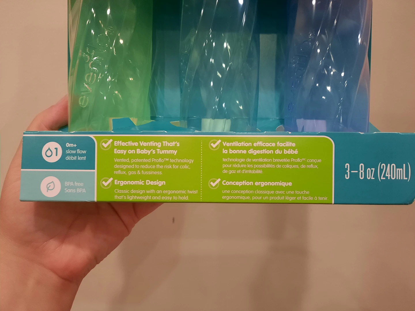 Evenflo slow flow vented bottles - photo 2