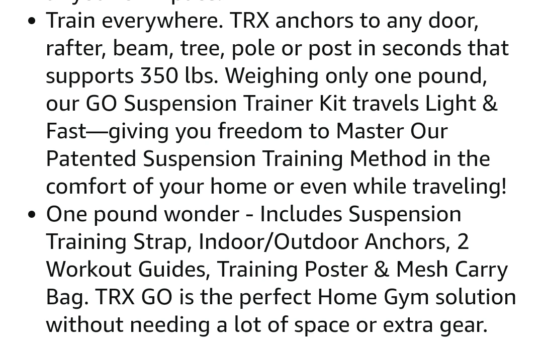 TRX Go Suspension Trainer System - photo 5