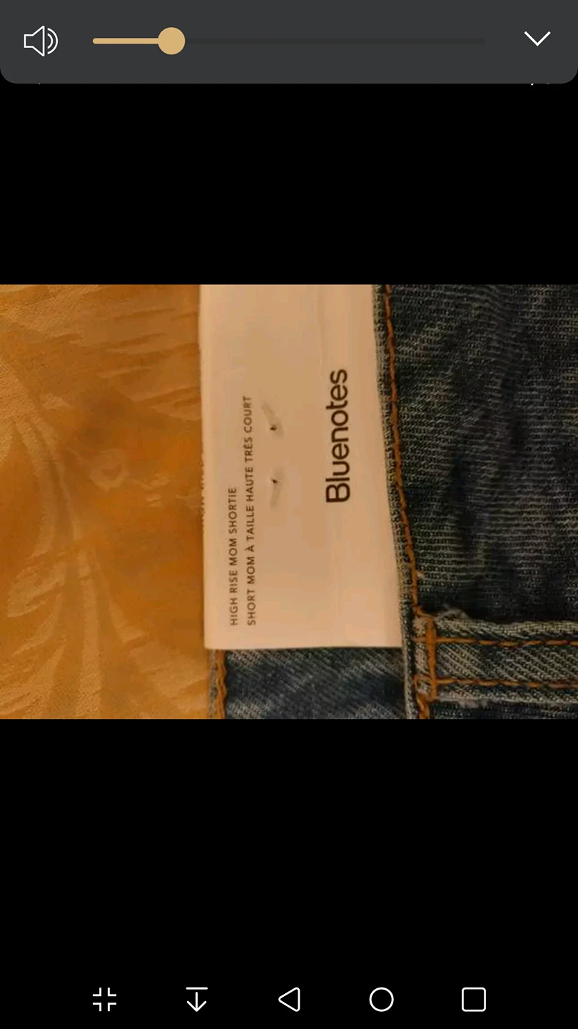 BNWT Bluenotes high waist mom's jeans shorts image indicator(3)