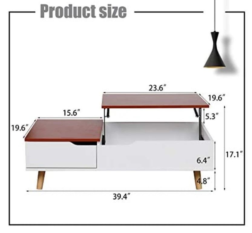 Lift Top Coffee Table - photo 4