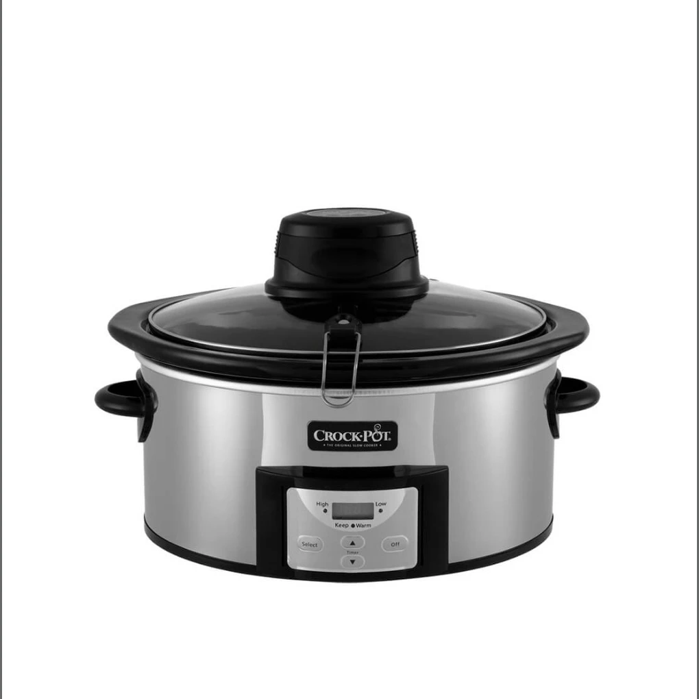 Stainless Steel Oval Programmable Digital Slow Cooker thumbnail