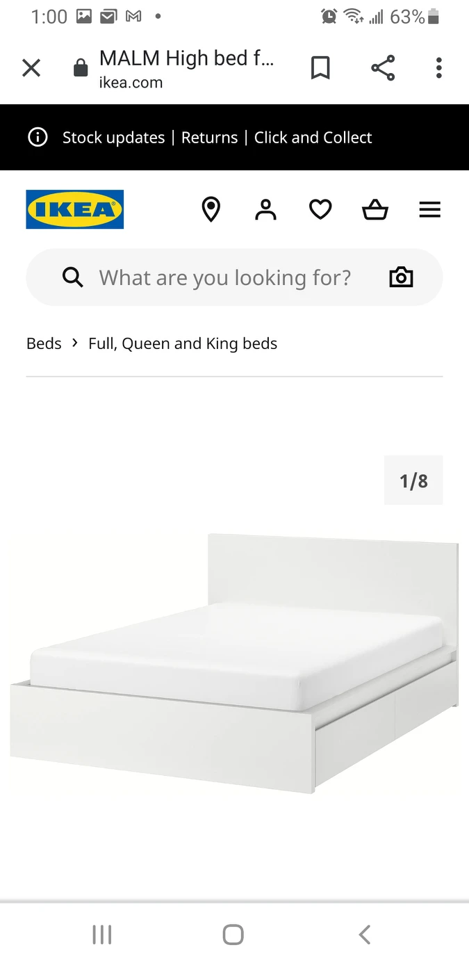 ikea storage bed - used - photo 3