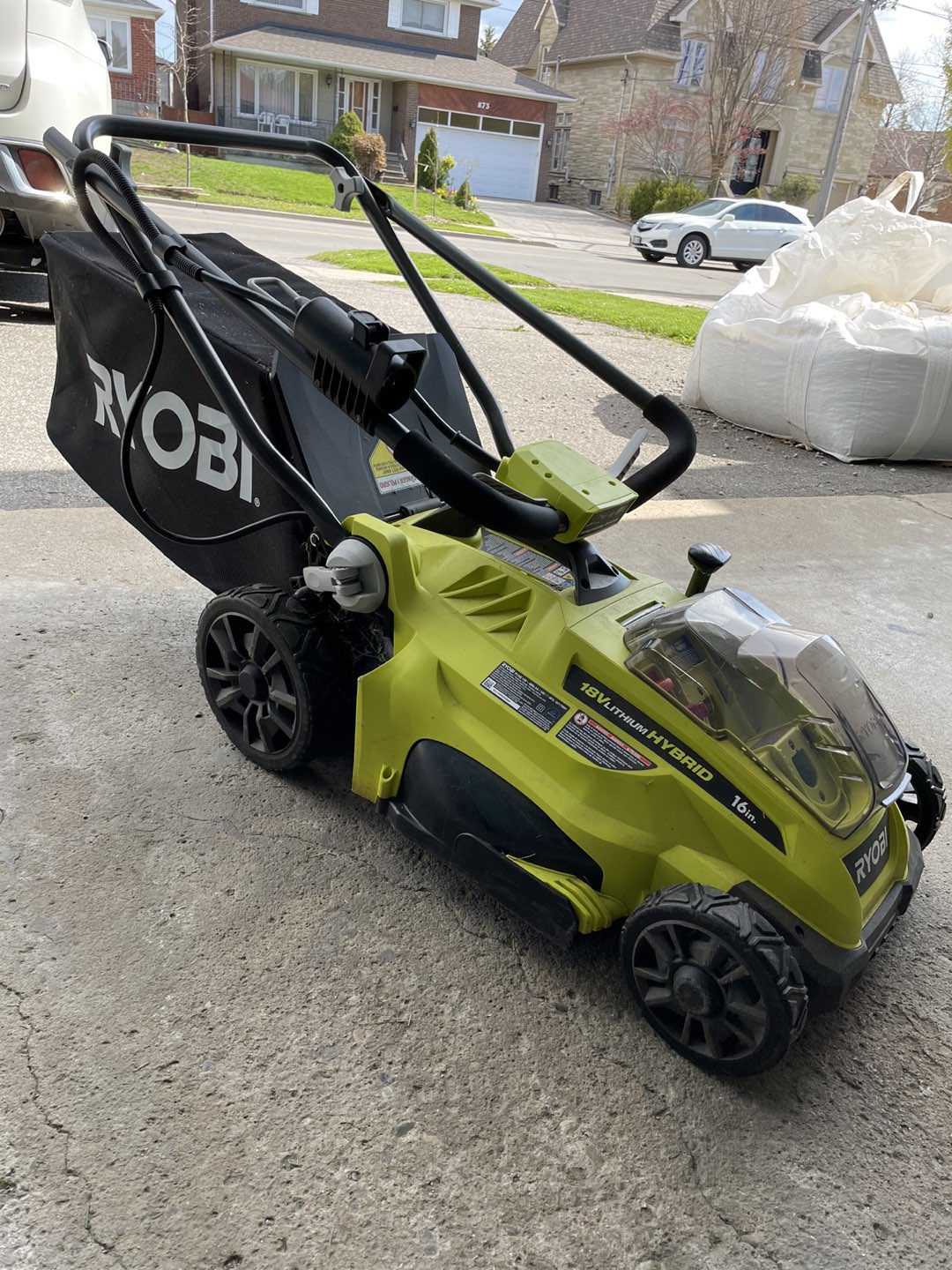 Ryobi 18v lawn mower - photo 2