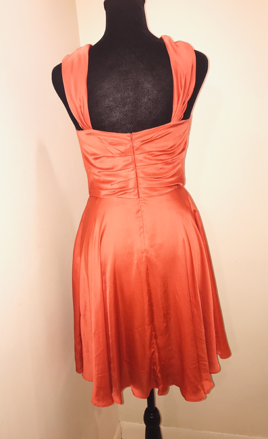 Halston heritage red silk dress, 0 - photo 3
