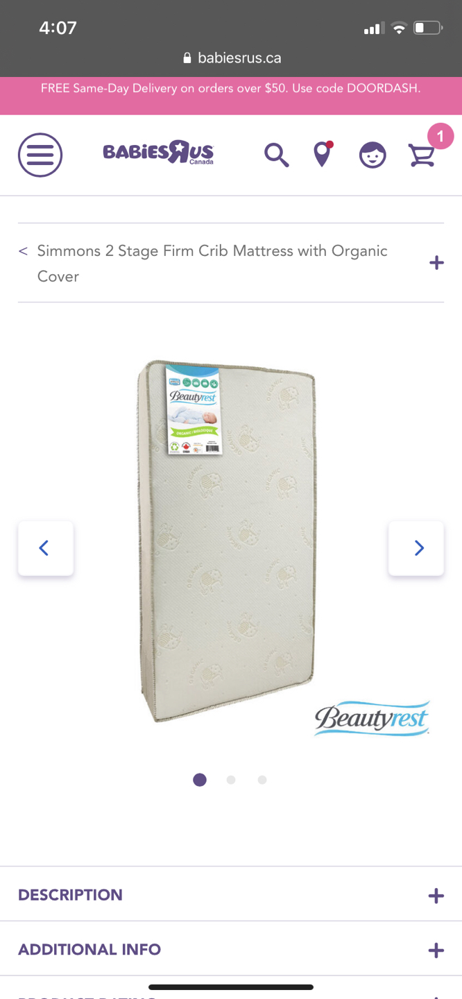Brand new baby mattress 