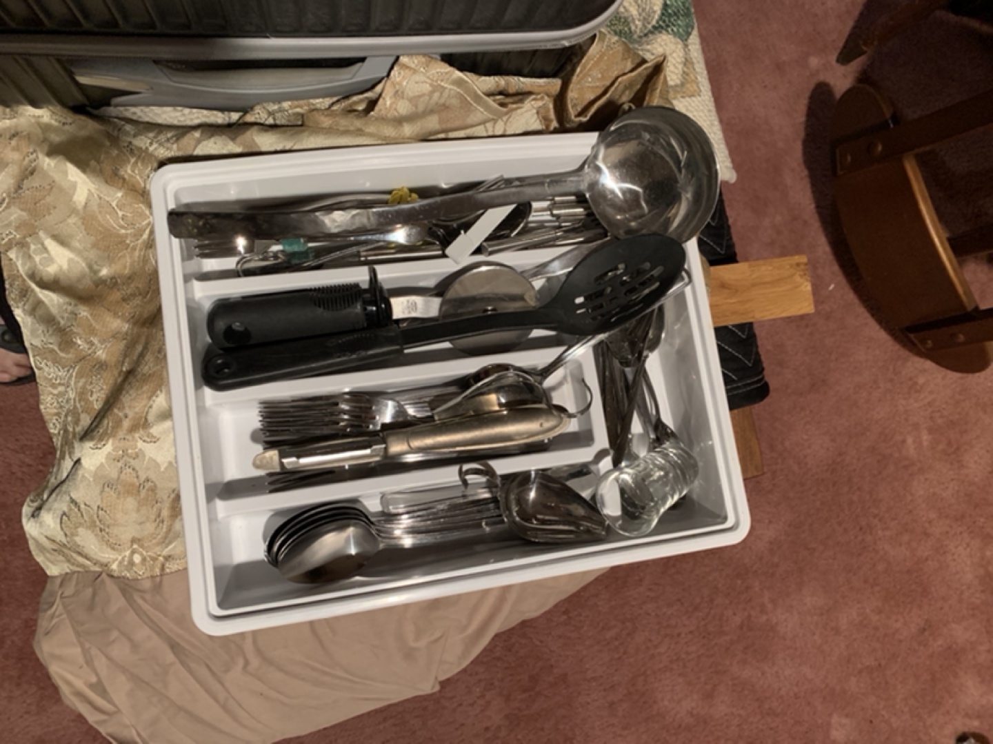 Used kitchen utensils and cutlery thumbnail