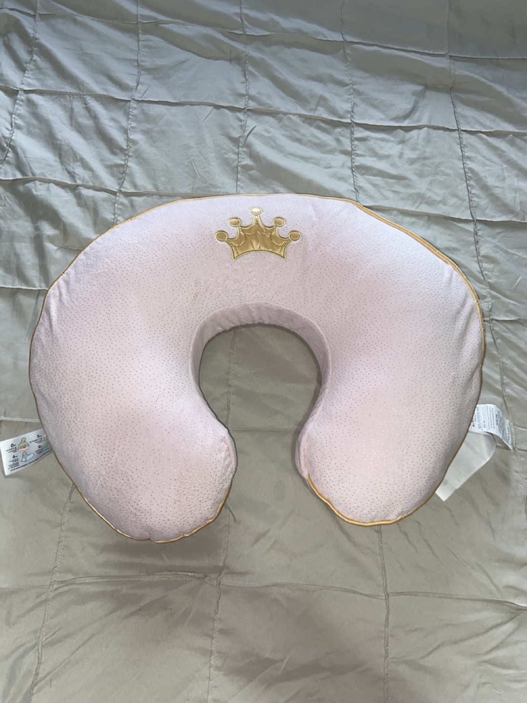 Baby Boppy princess pillow 