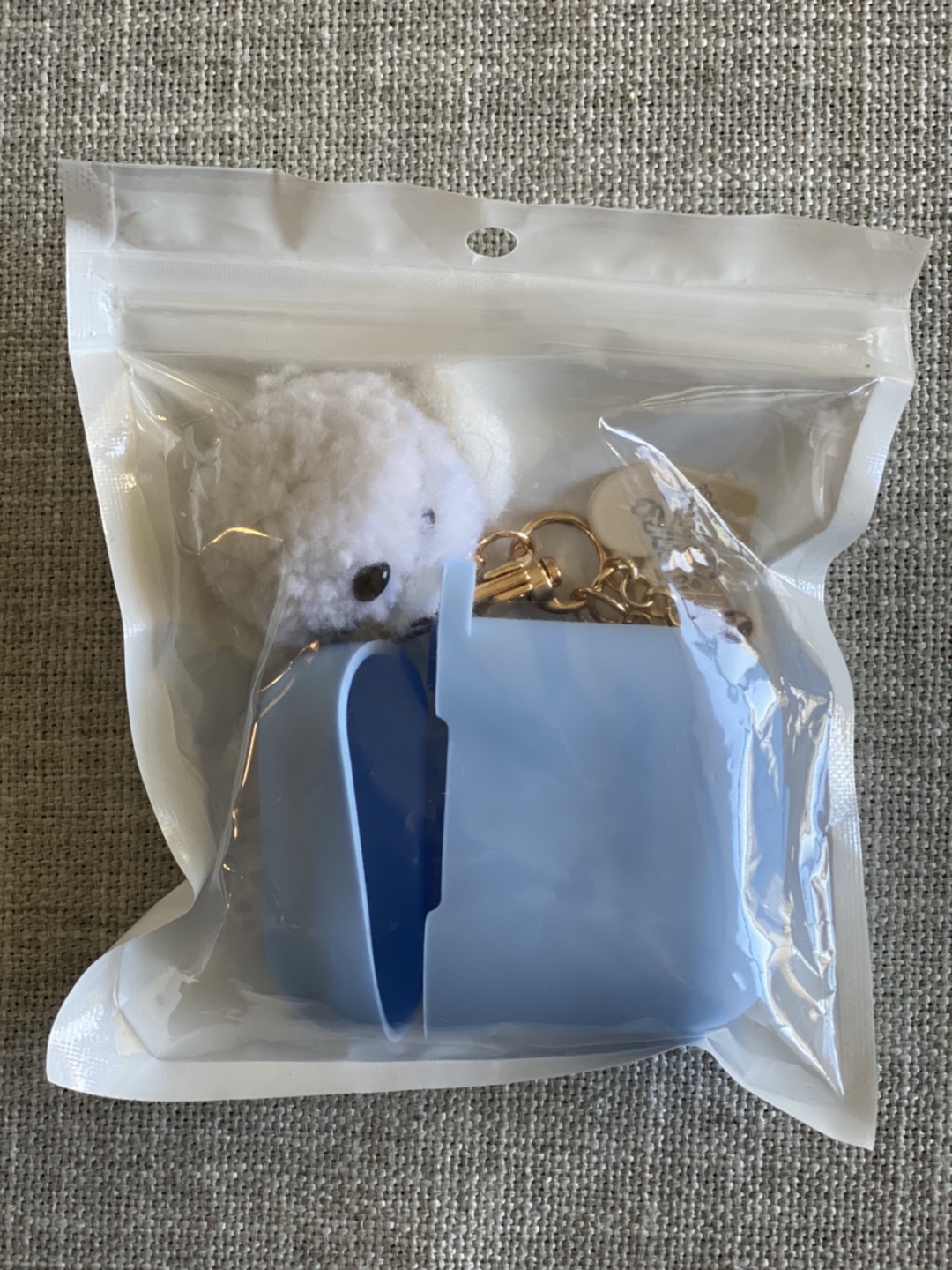 Silicone Case with chain and toy for AirPods headphones1/2 - photo 4