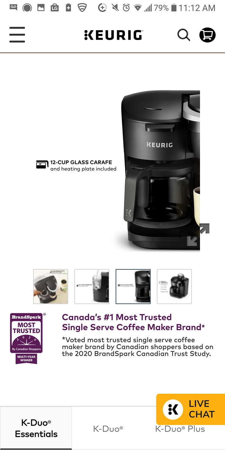 Keurig K-Duo Essentials Coffee Maker image indicator(6)