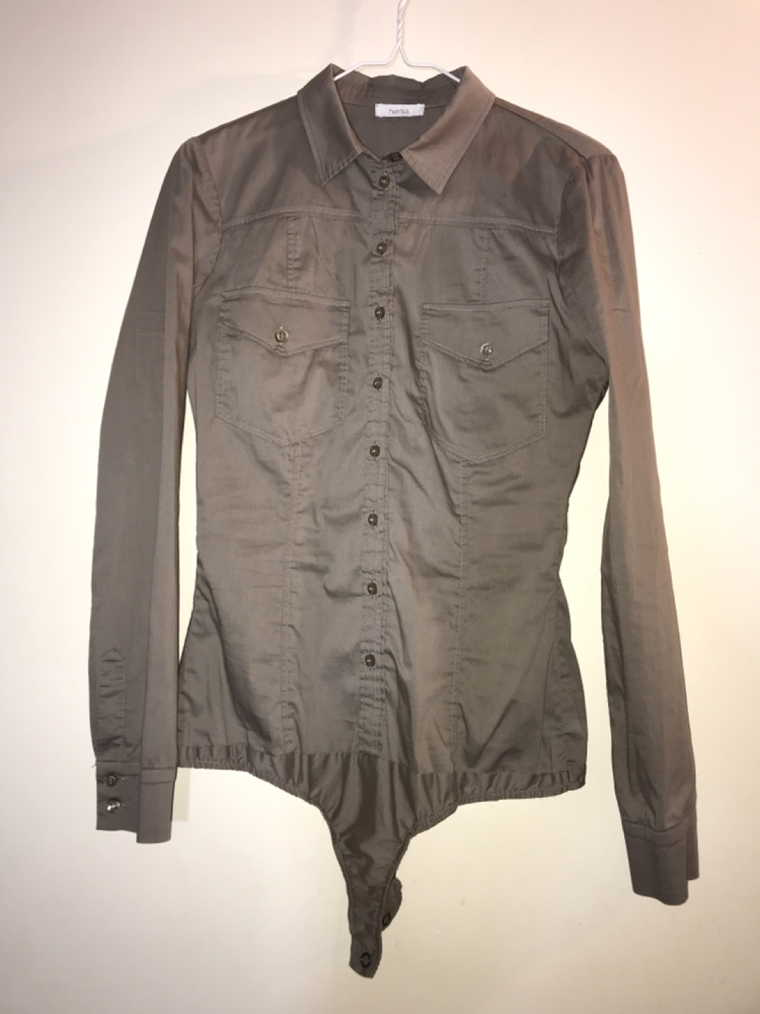 Women’s shirt, cotton-stretch, size s/40