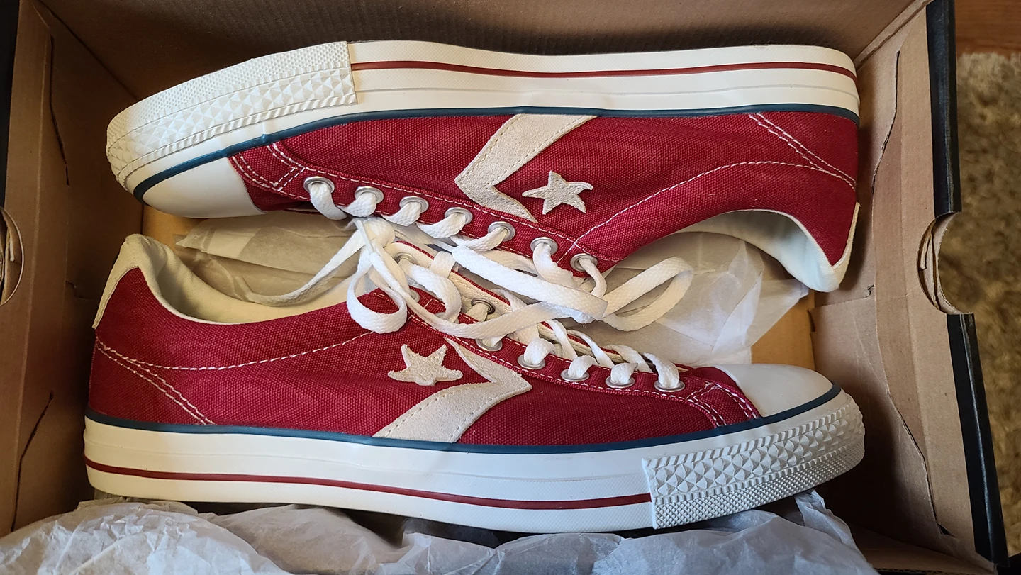 Red Converse All Star Low Tops *BRAND NEW*