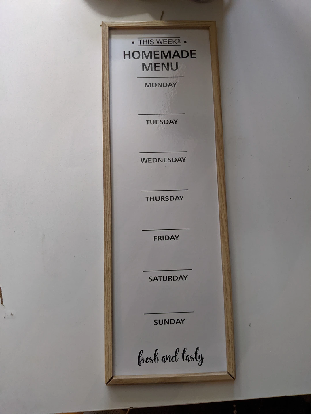 Kitchen White board (Magnetic, dry erase, menu) thumbnail