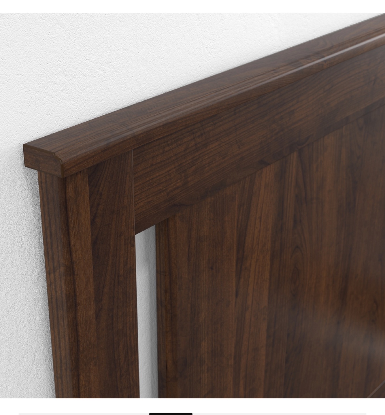 IKEA Wood queen size bed frame  - photo 2