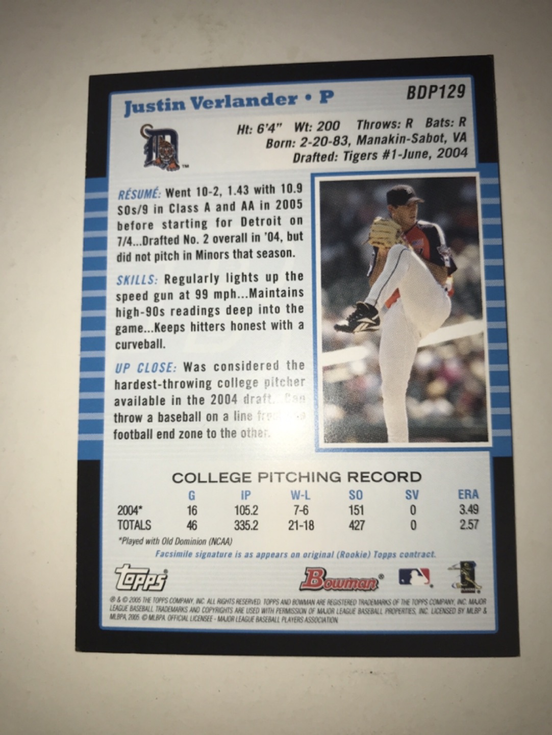 Rookie Baseball Card - photo 2