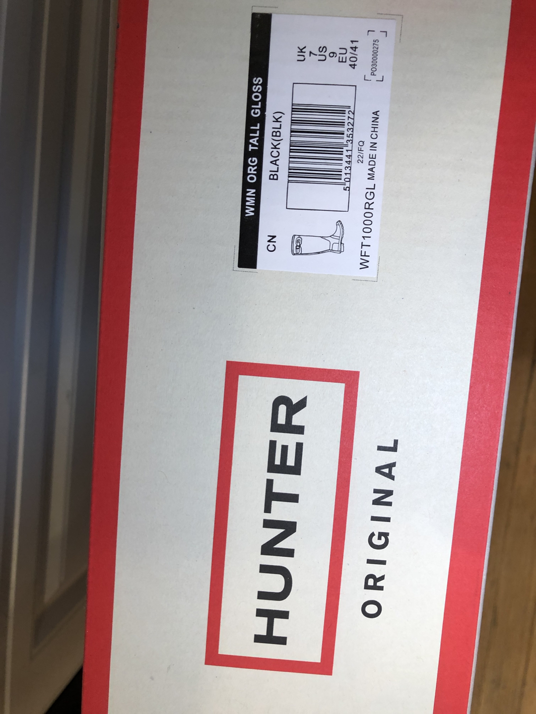 HUNTER TALL ORIGINAL RAIN BOOTS (Women’s size 9) - photo 4