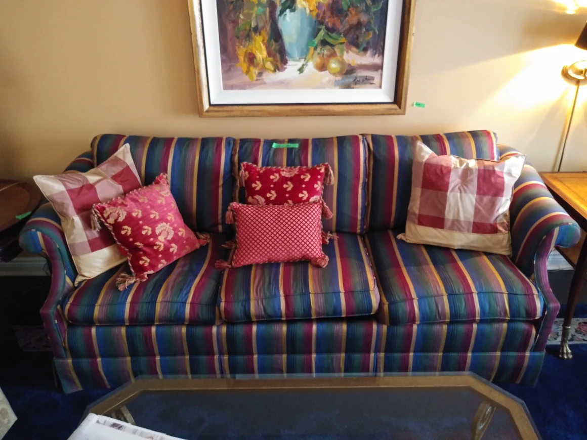 Striped Sofa
