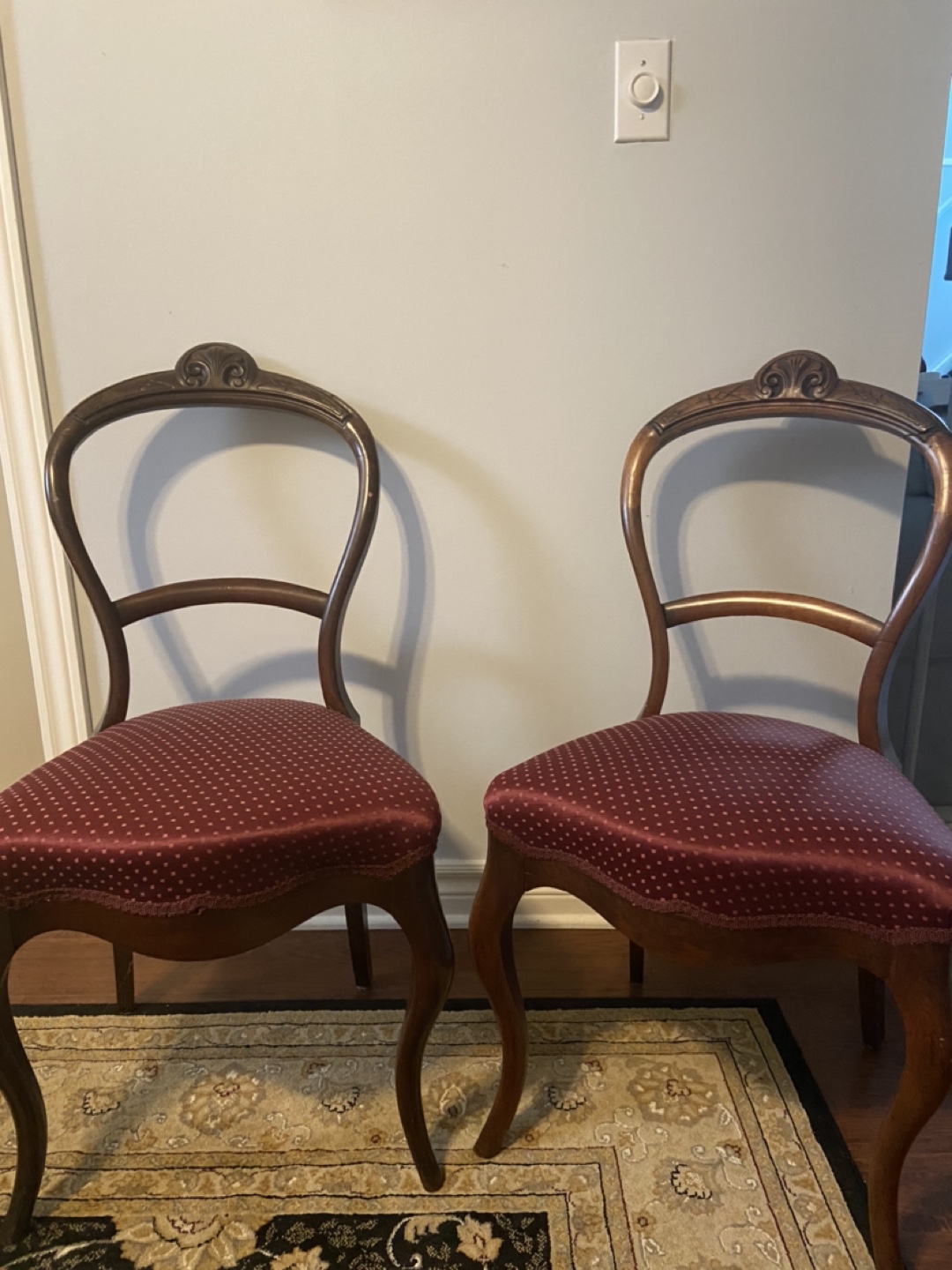Two Vintage Chairs  thumbnail