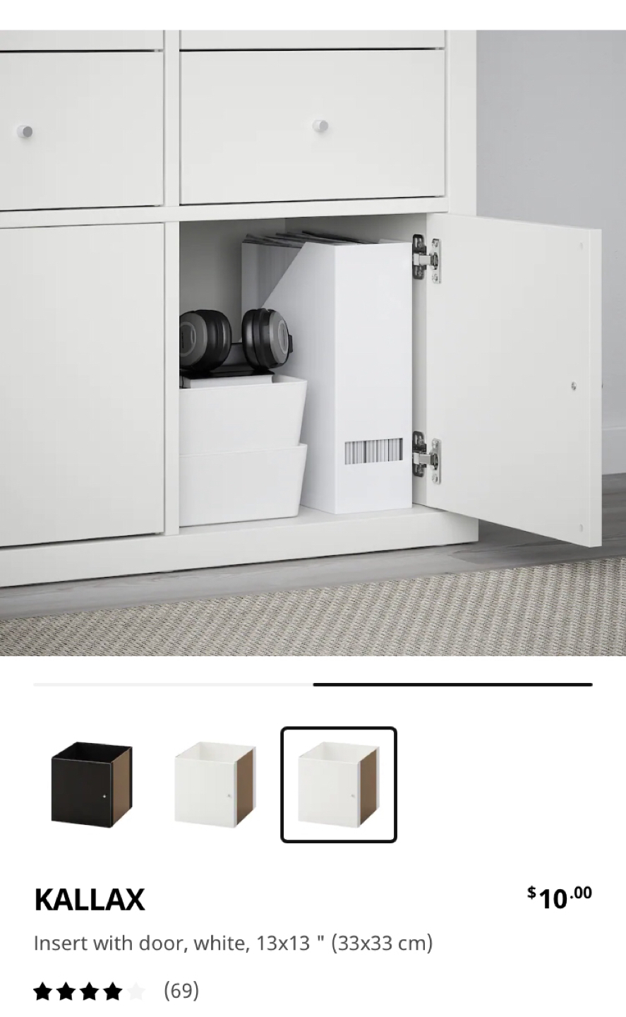Kallax Inserts White - photo 2