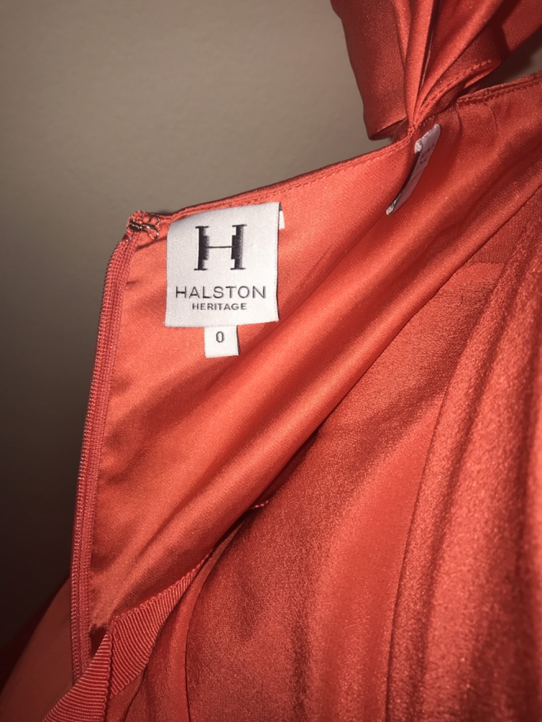 Halston heritage red silk dress, 0 - photo 4