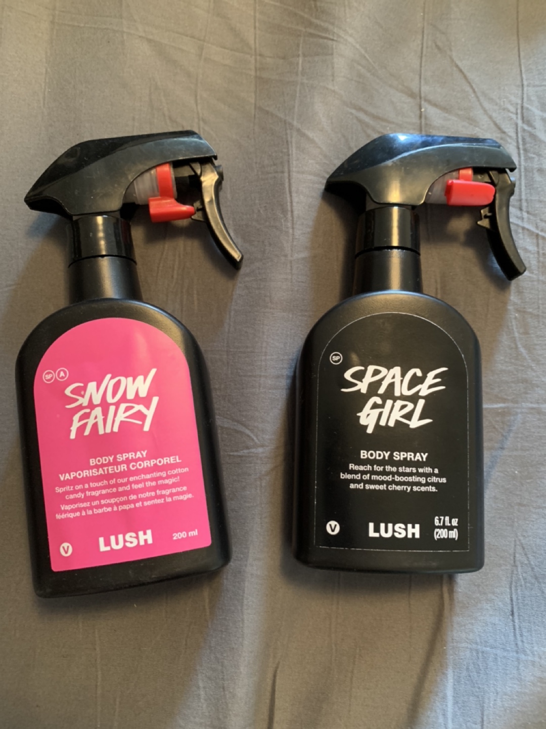 Lush body sprays 
