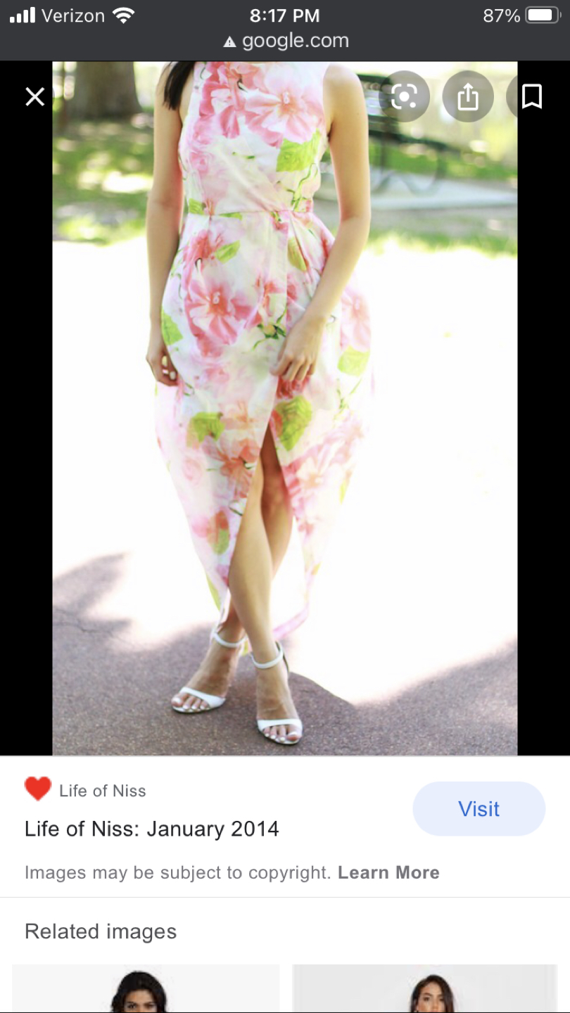 Floral high-low tulip gown, xs image indicator(5)