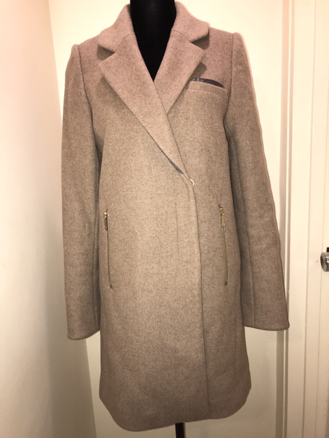 Dawn Levy wool blend car coat - photo 2