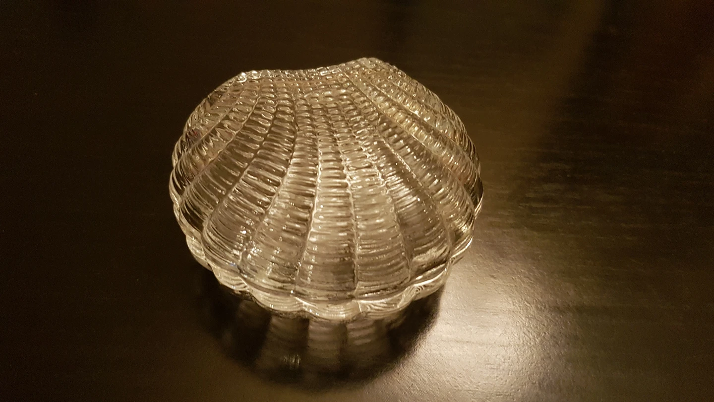 Glass Shell Jewelry Box / Trinket Box image indicator(7)