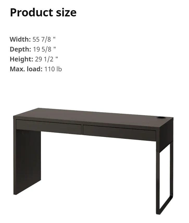 Ikea Desk + Faux Leather chair - photo 2
