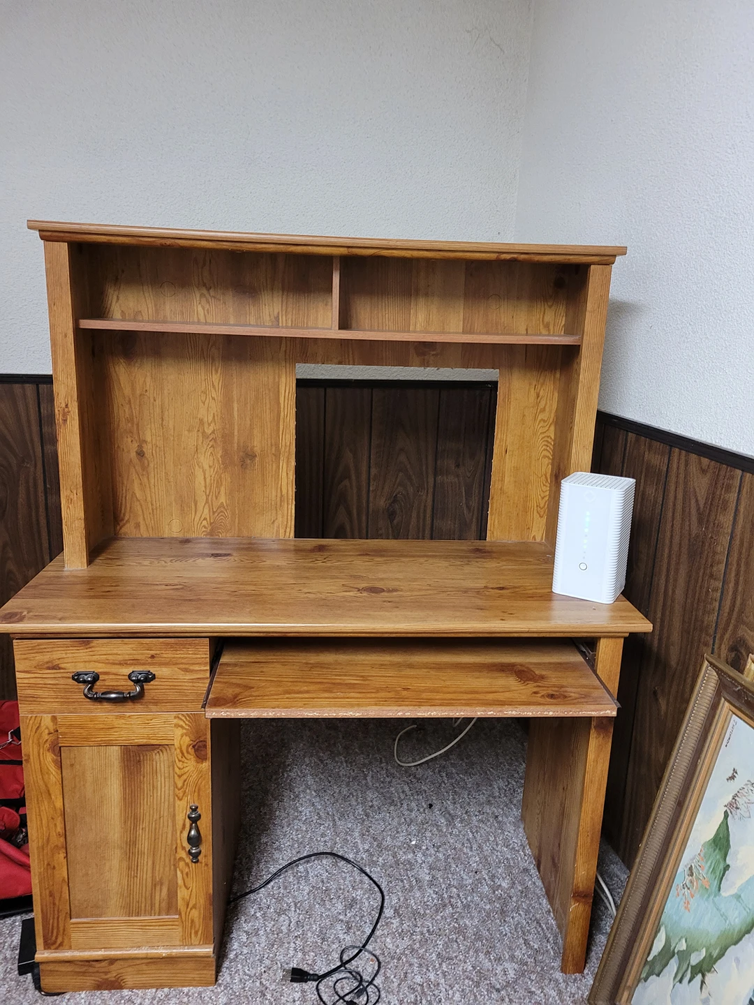 Wooden desk