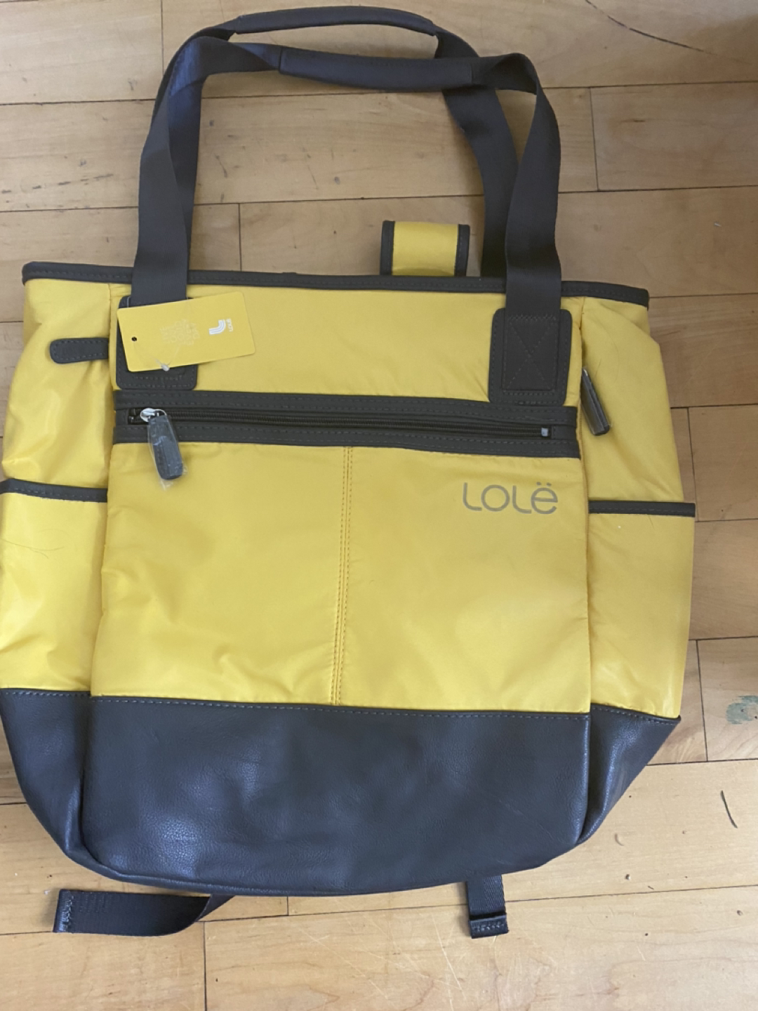 Lole “lily” weekender bag in yellow thumbnail