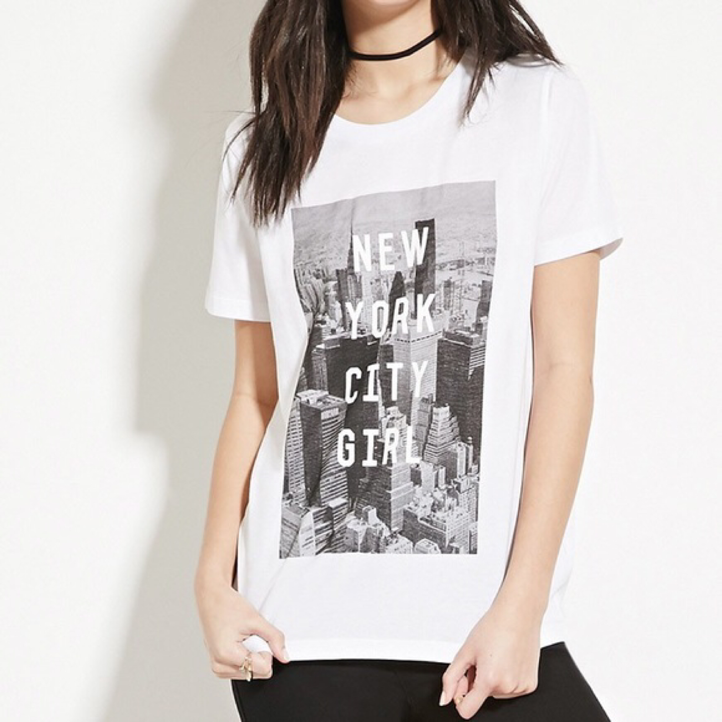 Forever 21 New York City Girl Graphic Tee thumbnail