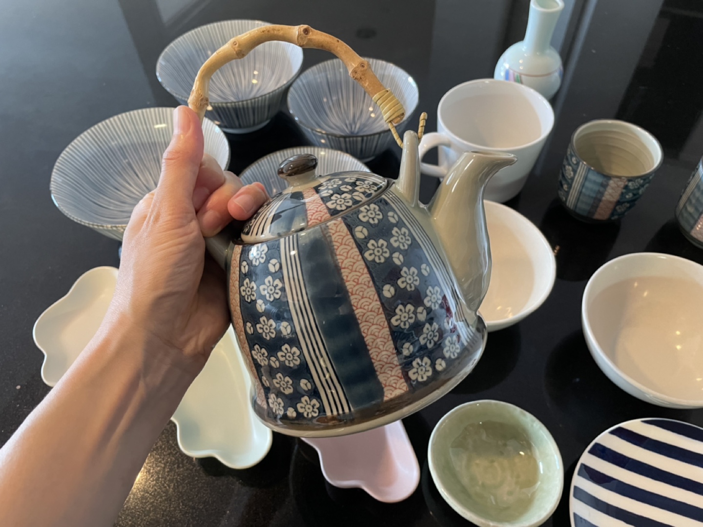 Tea pot set. Bowls. Plates. etc image indicator(5)